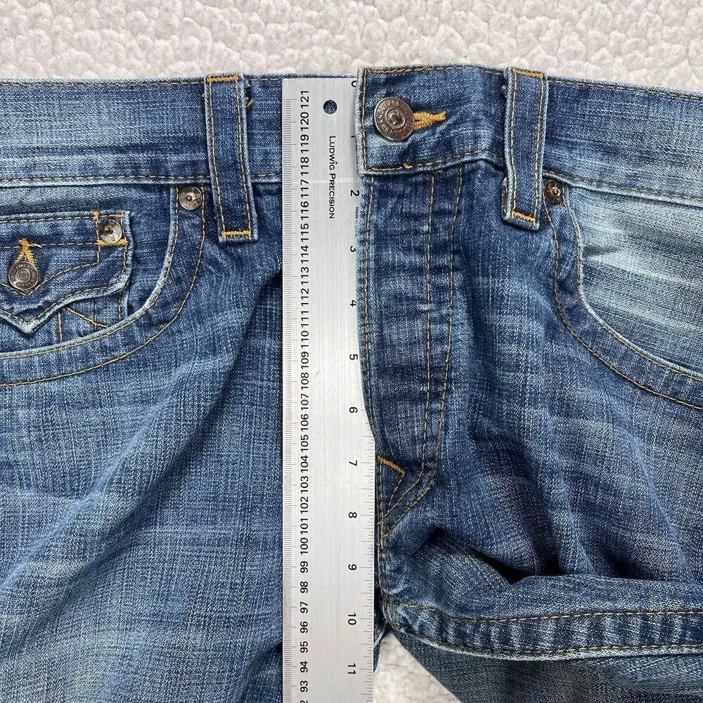 True Religion Zach Jeans Men’s 36 USA Y2K‎ Straight Leg Denim Streetwear